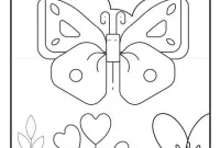 Lembar Mewarnai Kupu-kupu Buku Lembar Mewarnai Kupu-kupu